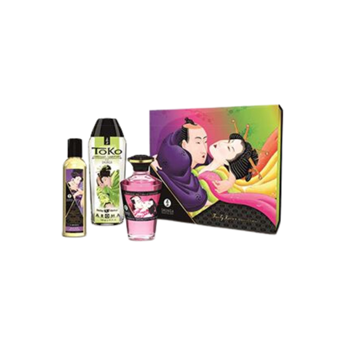 Fruity Kisses set massageolie en glijmiddel